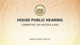 WAL Public Hearing  Thu Feb 1 2024  900 AM HST [upl. by Demahom758]