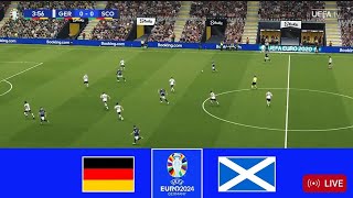 🔴LIVE Germany vs Scotland  Uefa Euro Cup 2024  Full Match Streaming [upl. by Lleval]