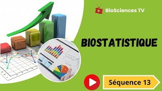 La biostatistique Vidéo N°13  Travaux dirigés [upl. by Nnylesor]