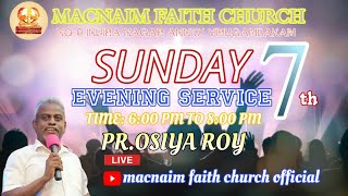 Live streaming of Macnaim Faith ChurchOffical SUNDAY EVENING SERVICE come and join us quotgoodnews [upl. by Atikahs]