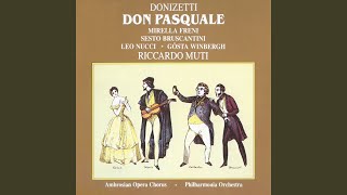 Don Pasquale Act I Quinta Scena Mi volete fiera NorinaMalatesta [upl. by Desdamona]