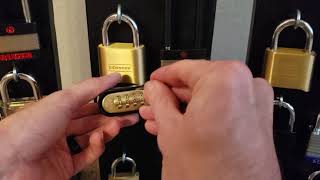 Bypassing a Master Lock 178D Combination Padlock [upl. by Nerac]