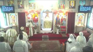 Medhanie Alem Ethiopian Orthodox Tewahedo Church KC Live Stream [upl. by Llenyaj755]