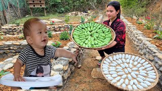 quotHow to Make Delicious Vegetable Rice Rolls and Sell Them at the Market  Trieu Thi Thuyquot [upl. by Amaso]