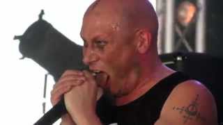 Impaled Nazarene  quotKohta ei naura enää Jeesuskaanquot live Hellfest 2014 [upl. by Harias]