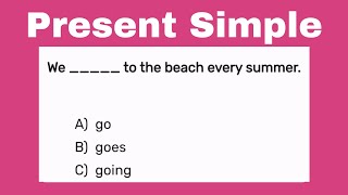 Unleash Your Grammar Power Dominate the Present Simple with Our Quiz Challenge [upl. by Ruhtracam]