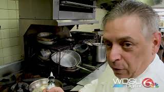 WDSU in the kitchen How to make crab claws provencale [upl. by Mirisola]