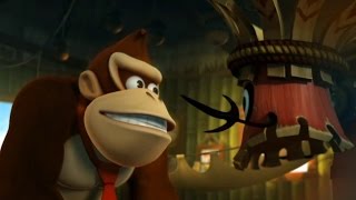 Donkey Kong Country Returns 100 Walkthrough Part 1  World 1 Jungle All KONG amp Puzzle Pieces [upl. by Cl]