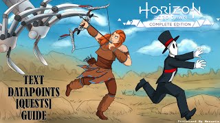 Horizon Zero Dawn Complete Edition Text Datapoints Quests Guide [upl. by Ali]