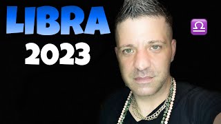 LIBRA 2023 YEARLY HOROSCOPE TAROT READING  THE YEAR YOUR ENTIRE LIFE TRANSFORMS  2023 Predictions [upl. by Landing]