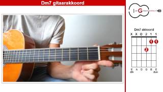 Dm7 akkoord gitaar [upl. by Wat]