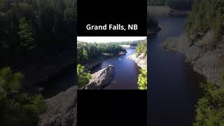 Random Canadian towns Grand Falls NB shorts shortsfeed canadatourism canadatravels [upl. by Danete]