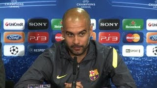 BarcaTrainer Guardiola mit großem Respekt vor Chelsea [upl. by Utta]