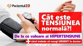 Tensiunea Normală Noile Valori Recomandate de Medici [upl. by Juliane]