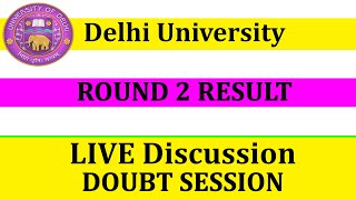 DU ROUND 2 CSAS PG Btech BA LLBHons amp BBA LLBHons RESULTS 2024 LIVE DISCUSSION amp DOUBT SESSION [upl. by Lirbij]