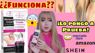 Whitening cream¿FUNCIONA crema aclaradora de axila y zona intimaAichun beautyreseña shein [upl. by Maidy]