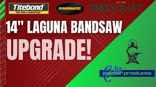 Upgrade your 14quot Laguna Bandsaw with Carter Stabilizer [upl. by Towne]