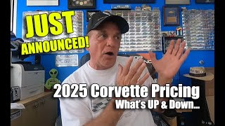 JUST ANNOUNCED 2025 CORVETTE STARTING PRICING STINGRAY ERAY amp Z06 [upl. by Goren536]