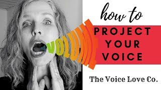 How To Project Your Voice Singing or Speaking [upl. by Stalk876]