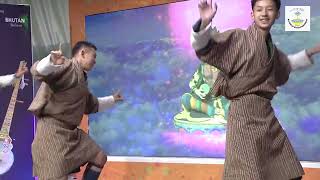 Druk Driglam Boys Lakpe peme thang Bhutanese Dance [upl. by Ifar647]