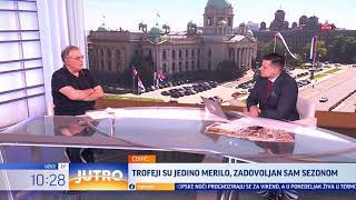 Gostovanje Predsednika KK Crvena zvezda Meridianbet Nebojše Čovića na TV PRVA 07062024 [upl. by Bouldon]