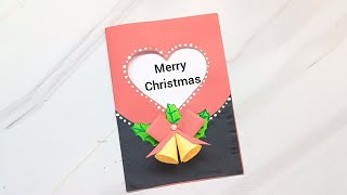 Christmas greeting card ideas 2024  DIY Christmas card  Easy and Beautiful Christmas card making [upl. by Gypsy]