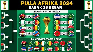 Jadwal Pertandingan 16 Besar Piala Afrika 2024 [upl. by Srini]