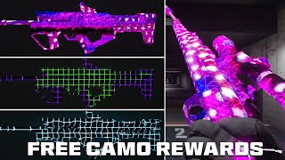 UNLOCK 3 NEW Animated Camos REWARDS Synth Bust Gridlocked amp MORE  MW3 Get Higher Event [upl. by Adnalor]