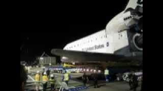 Toyota Tundra tows the NASA space shuttle Endeavour [upl. by Eidac46]