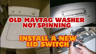 How to Fix Maytag Washer Not Finishing Cycle  Not Spinning or Agitating  Model LAT8706AAE [upl. by Otnicaj618]