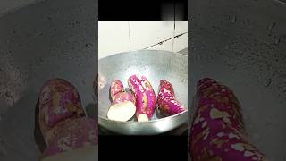 रताळे भाजन्याची योग्य पद्धत। How To Cook Sweet Potata । viral ytshorts marathirecipe [upl. by Annasiul285]