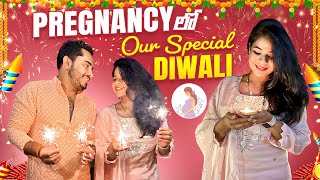 Pregnancy లో Our special diwali😍❤️ SiriChalla  SiriChallaOfficial  Pregnancy series  SiriPunith [upl. by Nhguavoj]