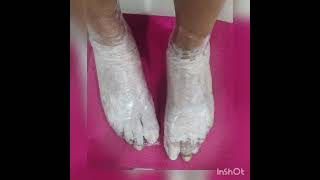 Paraffin pedicure wax treatment [upl. by Christabel]