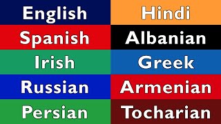 INDOEUROPEAN LANGUAGES Numbers 110 [upl. by Amary]