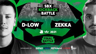 DLOW vs ZEKKA  Final  SBX KICKBACK BATTLE 2021 [upl. by Clapp916]