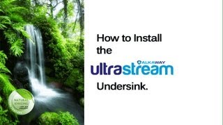 Installing the Alkaway UltraStream Water Ionizer undersink [upl. by Atsirtal]