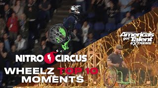 Aaron quotWheelzquot Fotheringham INSANE Wheelchair Athlete Top Moments in Nitro Circus History [upl. by Ednutey]