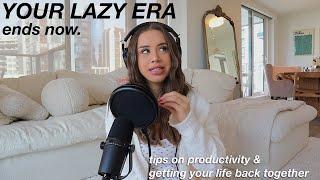 EXIT YOUR LAZY GIRL ERA amp ENTER PRODUCTIVE GIRL ERA  getting your life back together before 2024 [upl. by Adneral151]