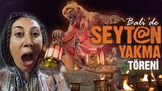 BALİ Adasında İLGİNÇ SOKAK FESTİVALİ  böyle şey görmedim [upl. by Capon]