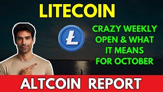 LTC The MOST important WEEKLY OPEN in OCTOBER  Litecoin LTC Price Prediction [upl. by Donia]