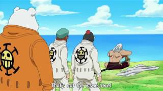 One piece Rayleigh killed sea king inside the water and Heart Pirate reaction 1080p [upl. by Norved234]