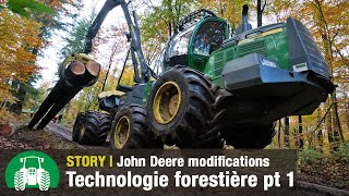 John Deere Technologie forestière  Travailler en forêt avec Haas Maschinenbau Partie 1 [upl. by Forester344]