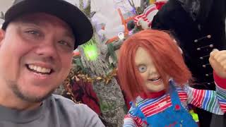 Chucky Doll Horror animatronic Home Depot exclusive Review  worth buying  horrorshorts [upl. by Arie]