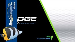 AquaticLife EDGE LED Light Fixture  Programming the Timer [upl. by Ilsel]