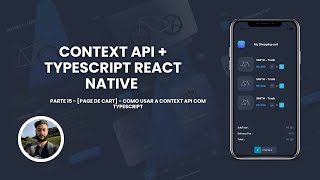 Context API  Typescript REACT NATIVE [upl. by Bonar725]