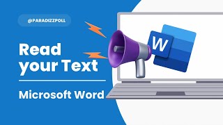 The Amazing Read your Text Tool in Microsoft Word [upl. by Flanagan347]