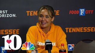 Kim Caldwell speaks during her first media day as Lady Vols basketball head coach [upl. by Spevek]