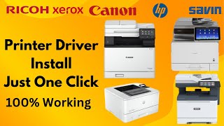 RICOH printer driver installation [upl. by Alohs]