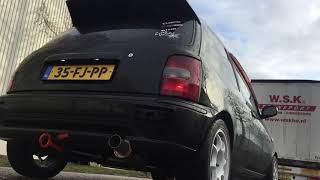 Micra K11 2 inch Gizfab exhaust [upl. by Aneled141]