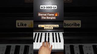 Eternal Flame  The Bangles 80smusic shorts piano [upl. by Mohamed]